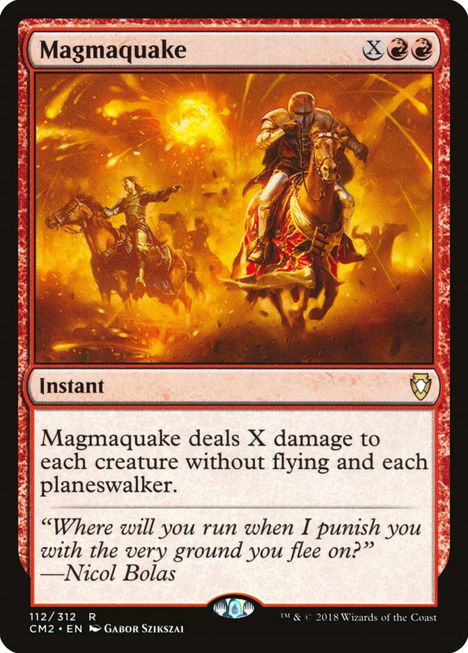 Magmamoto / Magmaquake - Magic: The Gathering - MoxLand