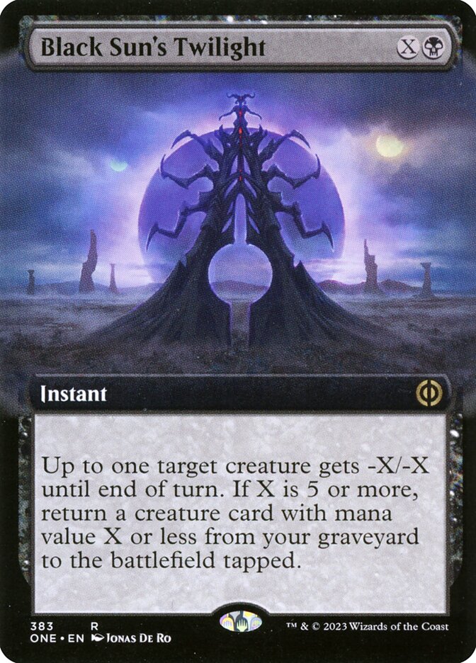 Crepúsculo do Sol Negro / Black Sun's Twilight - Magic: The Gathering - MoxLand