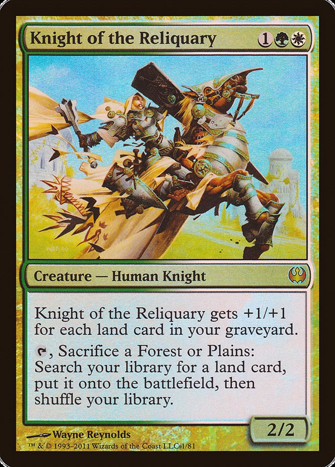 Cavaleiro do Relicário / Knight of the Reliquary - Magic: The Gathering - MoxLand