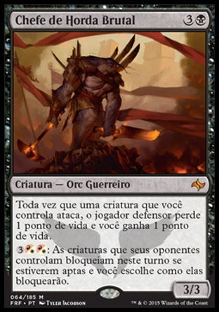 Chefe de Horda Brutal / Brutal Hordechief - Magic: The Gathering - MoxLand