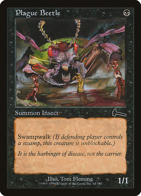 Besouro Pestilento / Plague Beetle - Magic: The Gathering - MoxLand