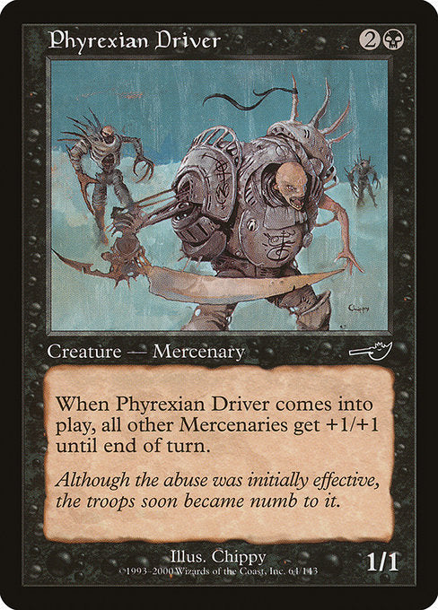 Condutor Phyrexiano / Phyrexian Driver - Magic: The Gathering - MoxLand