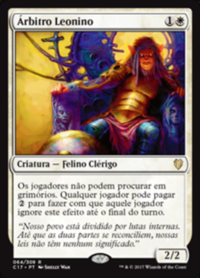 Árbitro Leonino / Leonin Arbiter - Magic: The Gathering - MoxLand