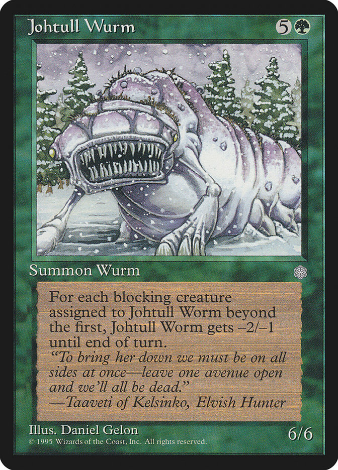 Serpente Terrestre de Johtull / Johtull Wurm - Magic: The Gathering - MoxLand