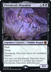 Morte de Ébano, Dracolich / Ebondeath, Dracolich - Magic: The Gathering - MoxLand