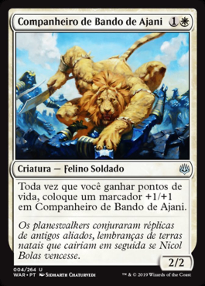 Companheiro de Bando de Ajani / Ajani's Pridemate - Magic: The Gathering - MoxLand