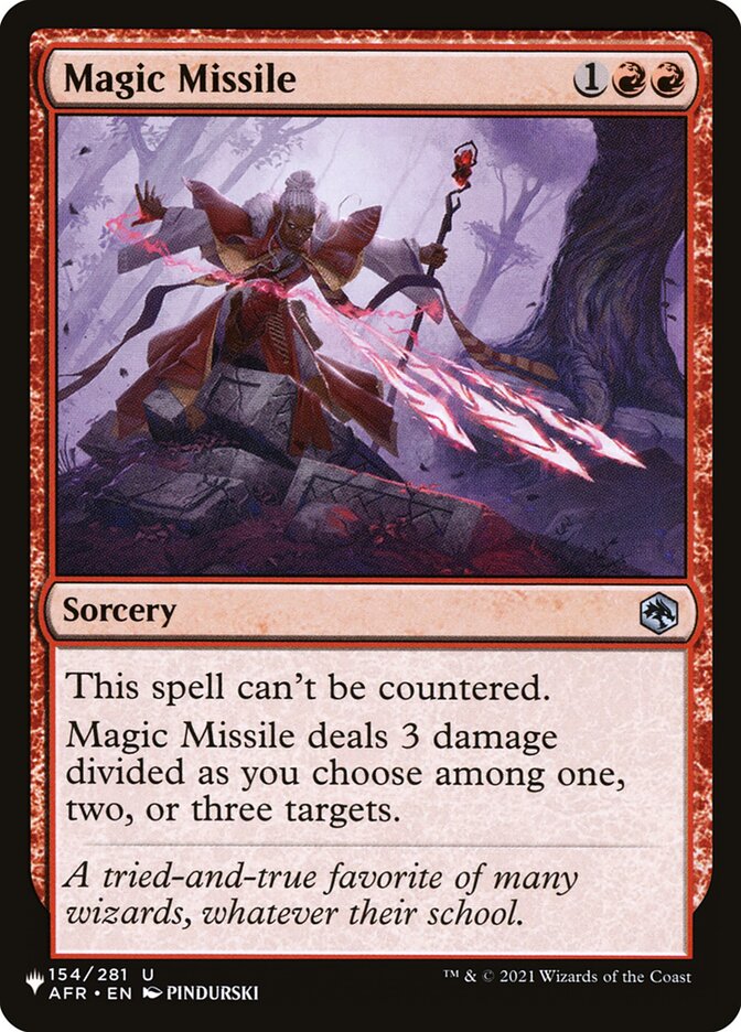 Mísseis Mágicos / Magic Missile - Magic: The Gathering - MoxLand