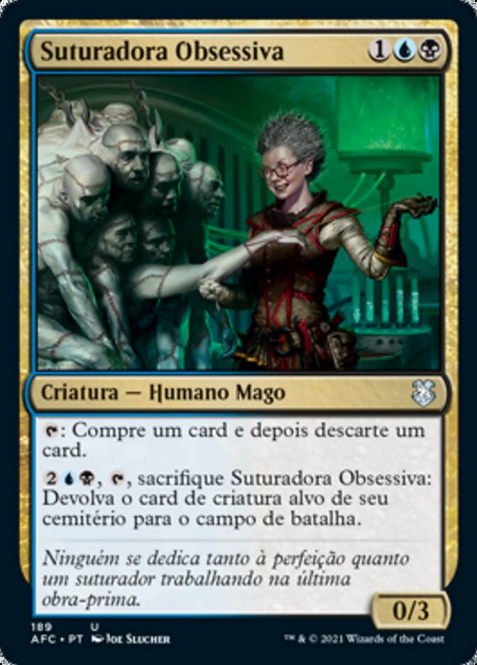 Suturadora Obsessiva / Obsessive Stitcher - Magic: The Gathering - MoxLand