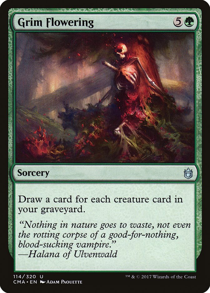 Florescência Sombria / Grim Flowering - Magic: The Gathering - MoxLand