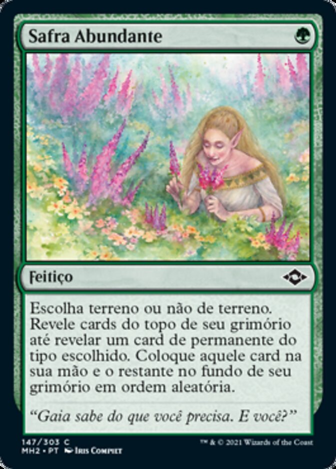 Safra Abundante / Abundant Harvest - Magic: The Gathering - MoxLand