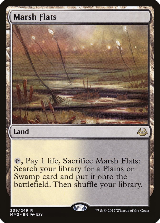 Planície Pantanosa / Marsh Flats - Magic: The Gathering - MoxLand