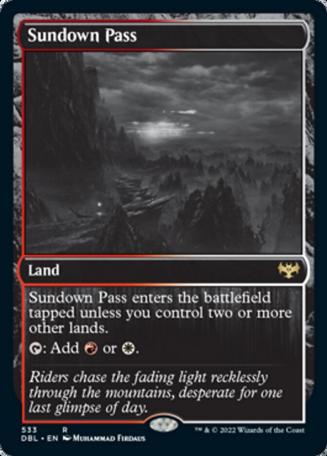 Passo do Poente / Sundown Pass - Magic: The Gathering - MoxLand