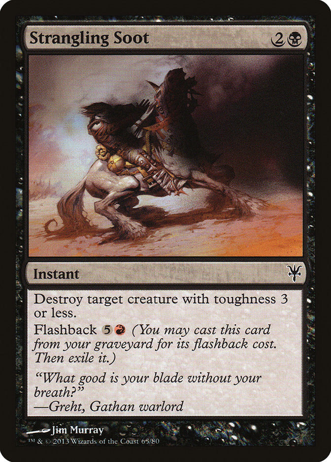 Fuligem Estranguladora / Strangling Soot - Magic: The Gathering - MoxLand