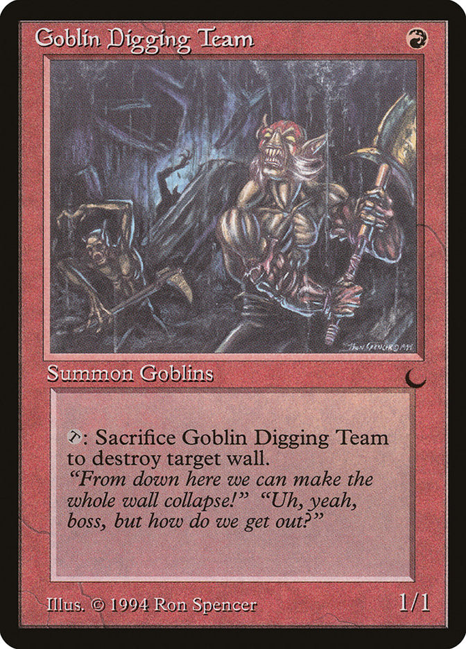 Grupo de Goblins Escavadores / Goblin Digging Team - Magic: The Gathering - MoxLand