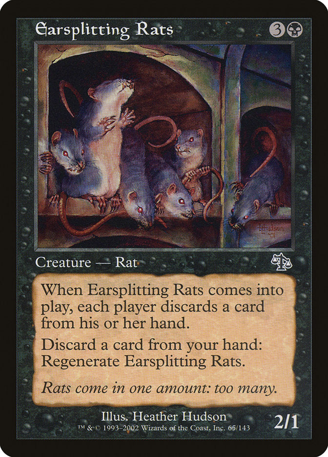 Ratos Estridentes / Earsplitting Rats - Magic: The Gathering - MoxLand