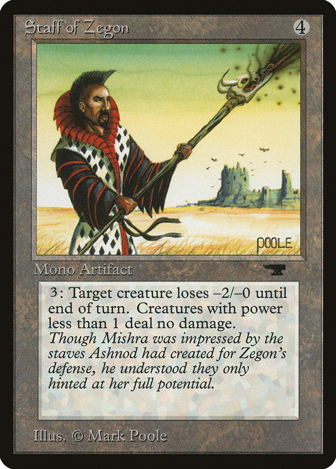 Staff of Zegon / Staff of Zegon - Magic: The Gathering - MoxLand