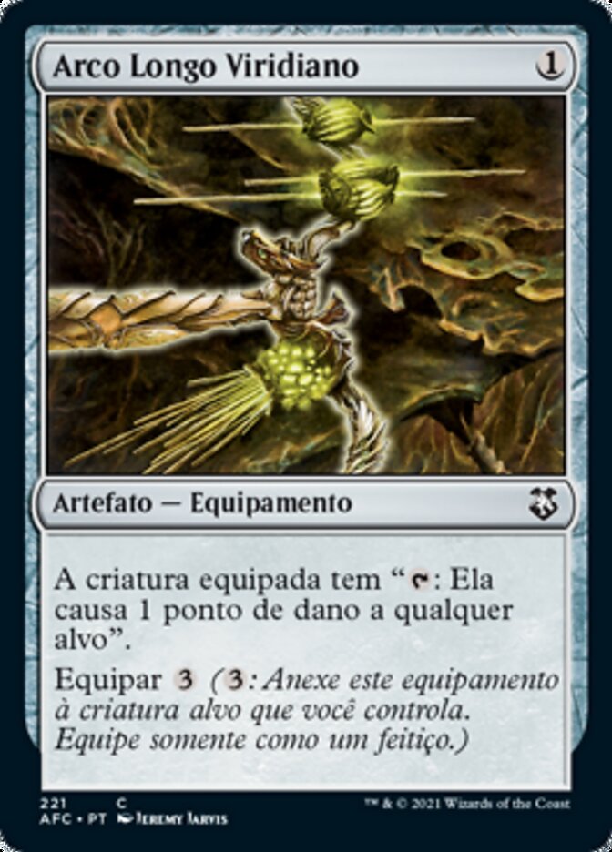 Arco Longo Viridiano / Viridian Longbow - Magic: The Gathering - MoxLand