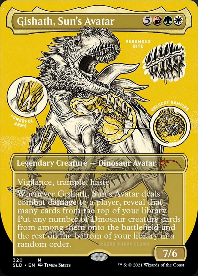 Gishath, Avatar do Sol / Gishath, Sun's Avatar - Magic: The Gathering - MoxLand