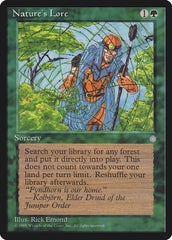 Sabedoria da Natureza / Nature's Lore - Magic: The Gathering - MoxLand