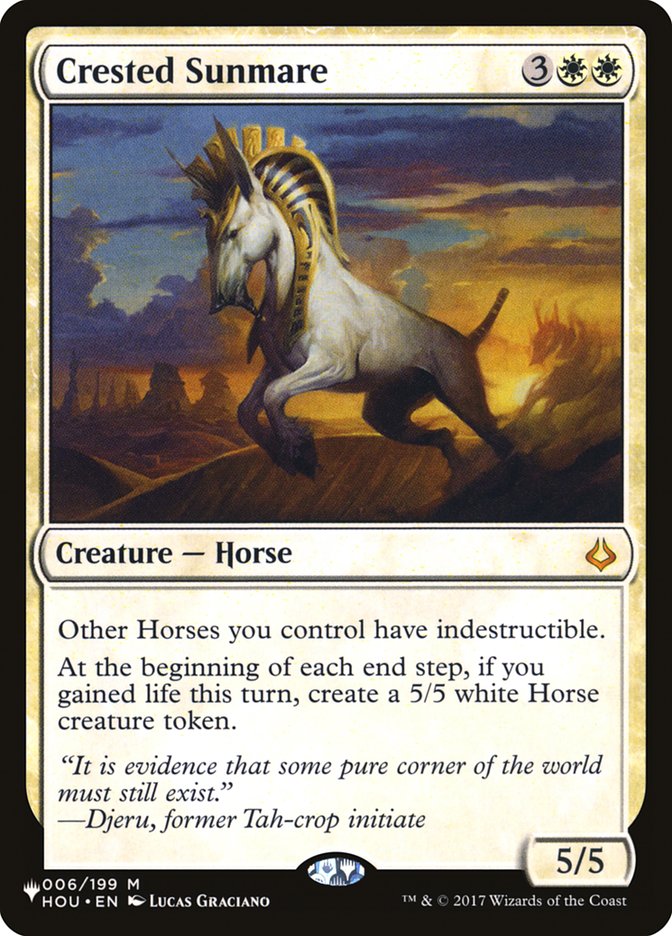 Égua-solar Adornada / Crested Sunmare - Magic: The Gathering - MoxLand