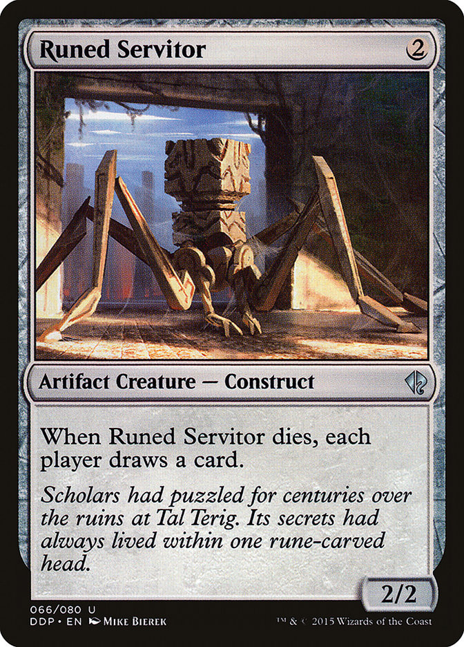 Serviçal Rúnico / Runed Servitor - Magic: The Gathering - MoxLand