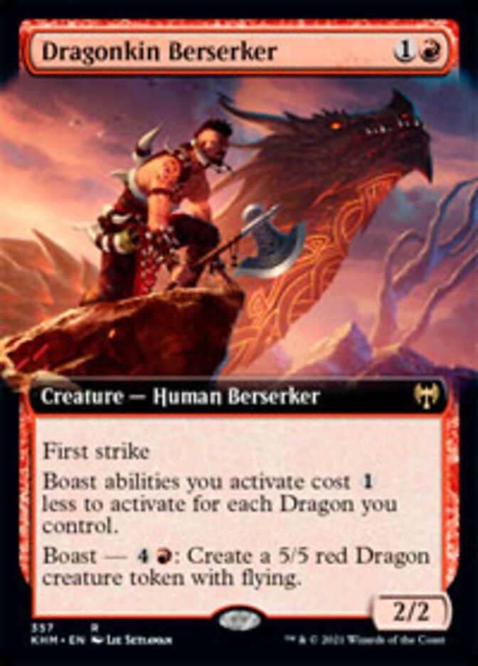 Amoque Draconeo / Dragonkin Berserker - Magic: The Gathering - MoxLand