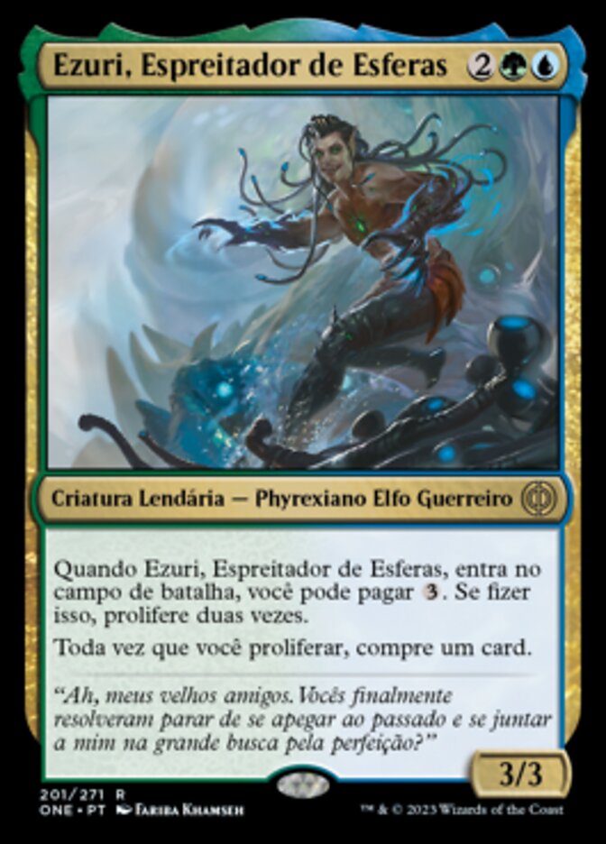 Ezuri, Espreitador de Esferas / Ezuri, Stalker of Spheres - Magic: The Gathering - MoxLand