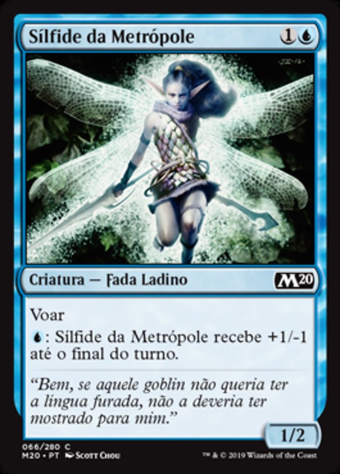 Sílfide da Metrópole / Metropolis Sprite - Magic: The Gathering - MoxLand