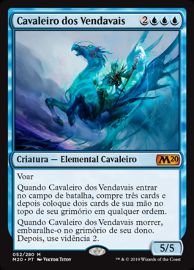 Cavaleiro dos Vendavais / Cavalier of Gales - Magic: The Gathering - MoxLand