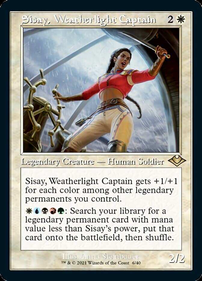 Sisay, Capitã do Bons Ventos / Sisay, Weatherlight Captain - Magic: The Gathering - MoxLand