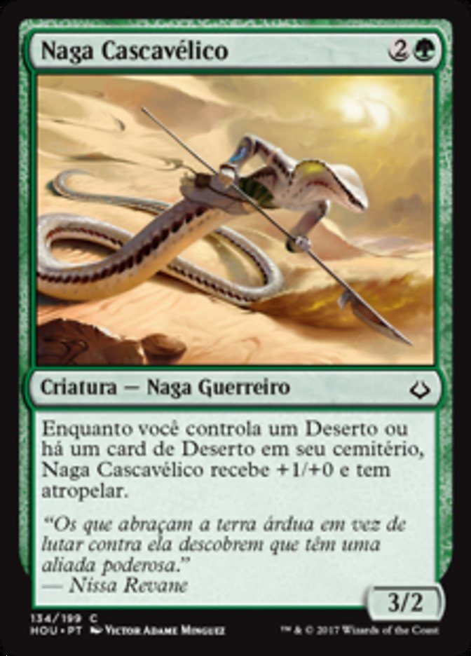 Naga Cascavélico / Sidewinder Naga - Magic: The Gathering - MoxLand