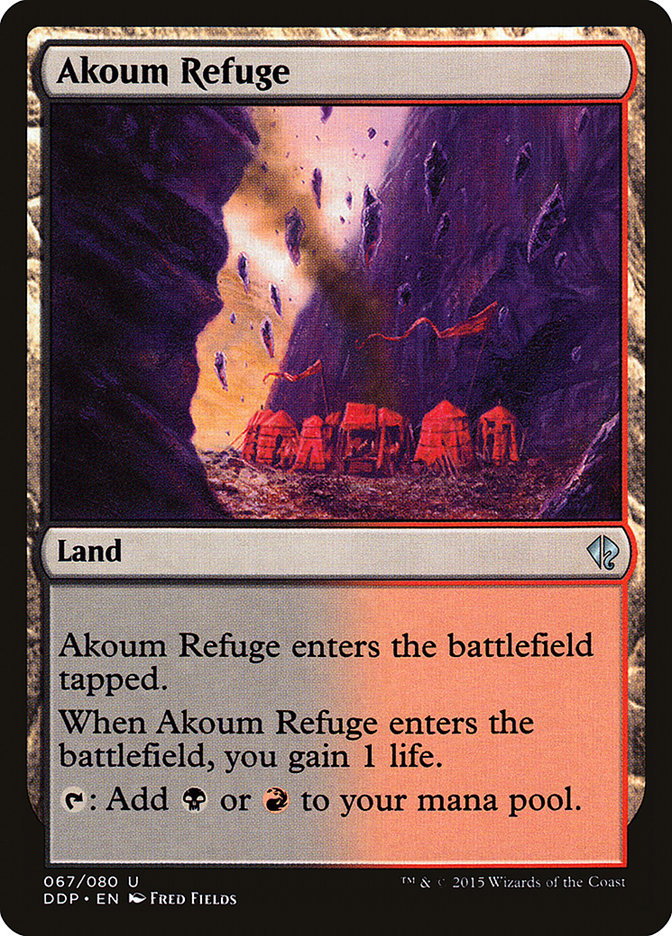 Refúgio de Akoum / Akoum Refuge - Magic: The Gathering - MoxLand