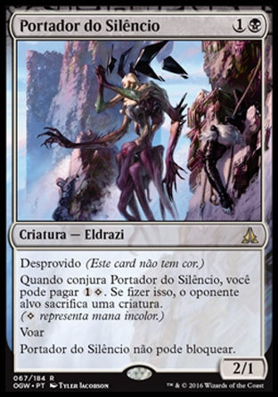 Portador do Silêncio / Bearer of Silence - Magic: The Gathering - MoxLand