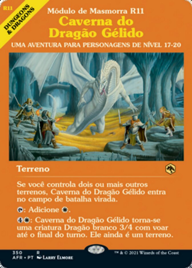 Caverna do Dragão Gélido / Cave of the Frost Dragon - Magic: The Gathering - MoxLand