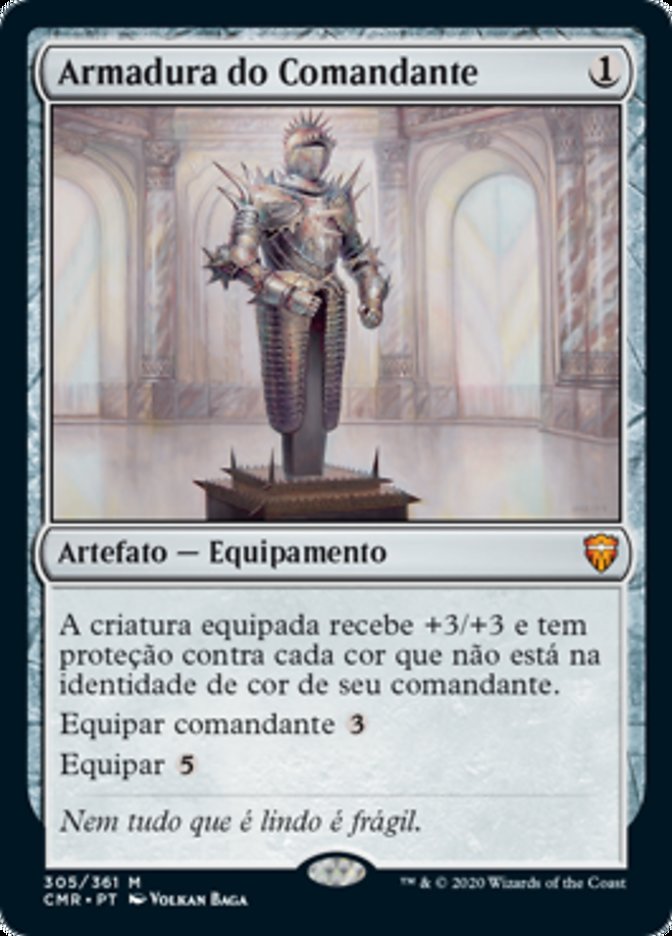 Armadura do Comandante / Commander's Plate - Magic: The Gathering - MoxLand