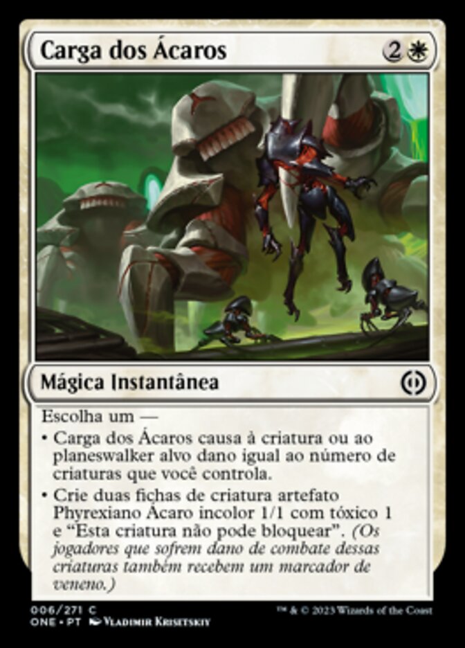 Carga dos Ácaros / Charge of the Mites - Magic: The Gathering - MoxLand