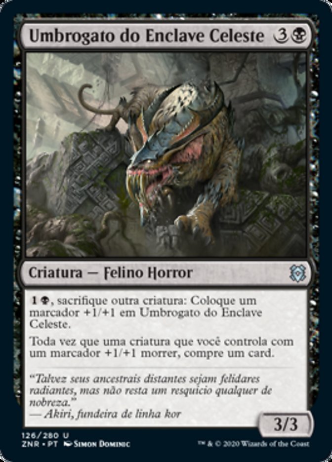 Umbrogato do Enclave Celeste / Skyclave Shadowcat - Magic: The Gathering - MoxLand