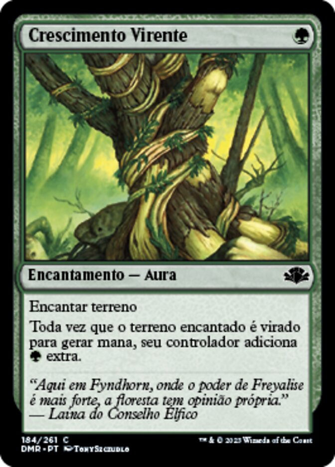 Crescimento Virente / Wild Growth - Magic: The Gathering - MoxLand