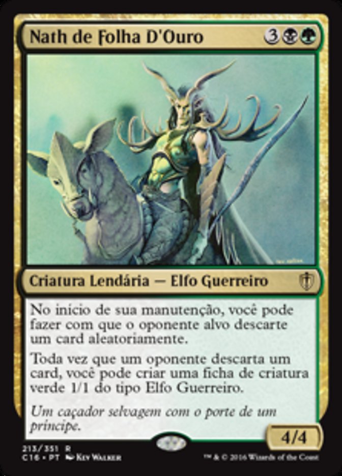 Nath de Folha D'Ouro / Nath of the Gilt-Leaf - Magic: The Gathering - MoxLand