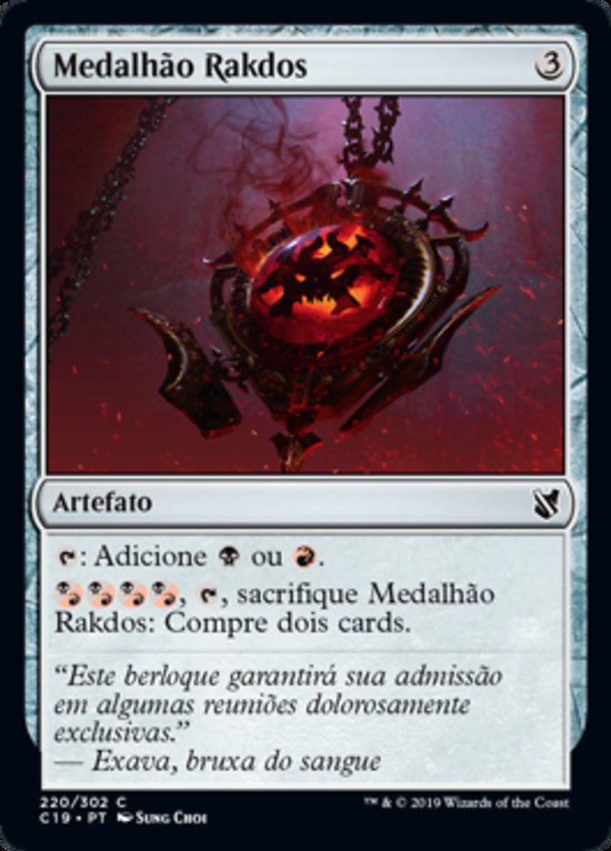 Medalhão Rakdos / Rakdos Locket - Magic: The Gathering - MoxLand