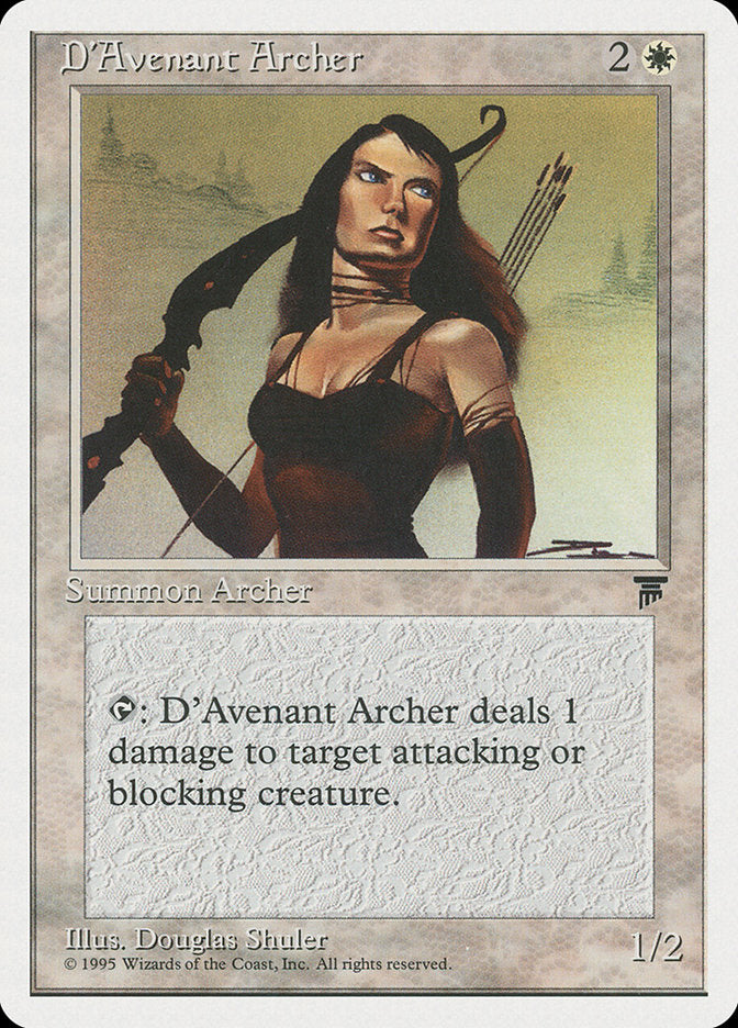 Arqueiro DíAvenant / D'Avenant Archer - Magic: The Gathering - MoxLand