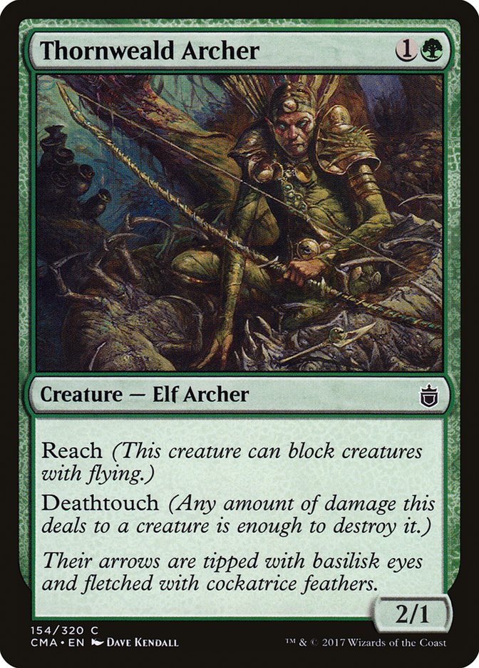 Arqueiro de Espinoflora / Thornweald Archer - Magic: The Gathering - MoxLand