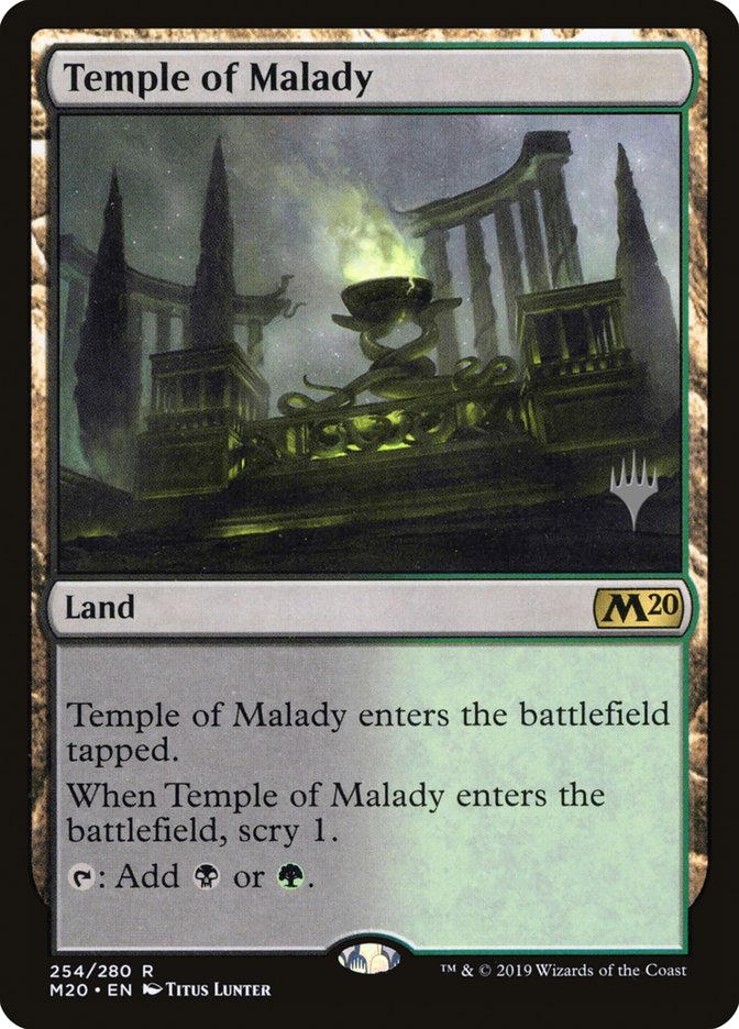 Templo da Enfermidade / Temple of Malady - Magic: The Gathering - MoxLand