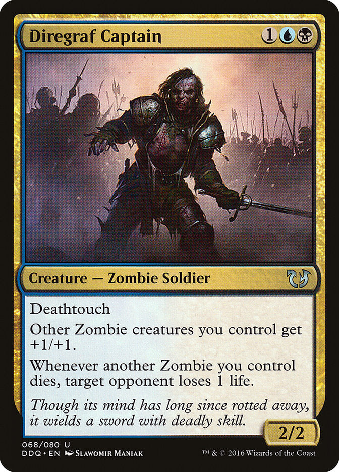 Capitão do Cemitério do Terror / Diregraf Captain - Magic: The Gathering - MoxLand