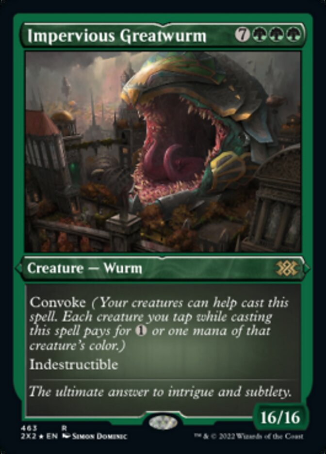 Megavorme Impérvio / Impervious Greatwurm - Magic: The Gathering - MoxLand