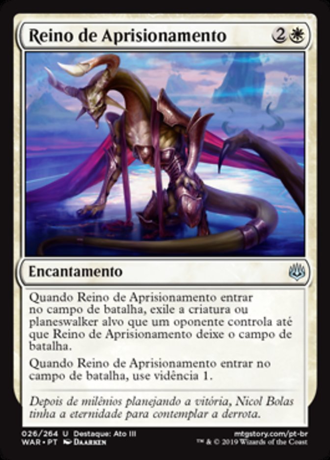 Reino de Aprisionamento / Prison Realm - Magic: The Gathering - MoxLand