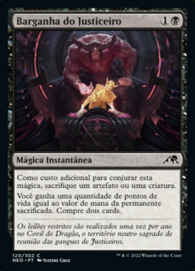 Barganha do Justiceiro / Reckoner's Bargain - Magic: The Gathering - MoxLand