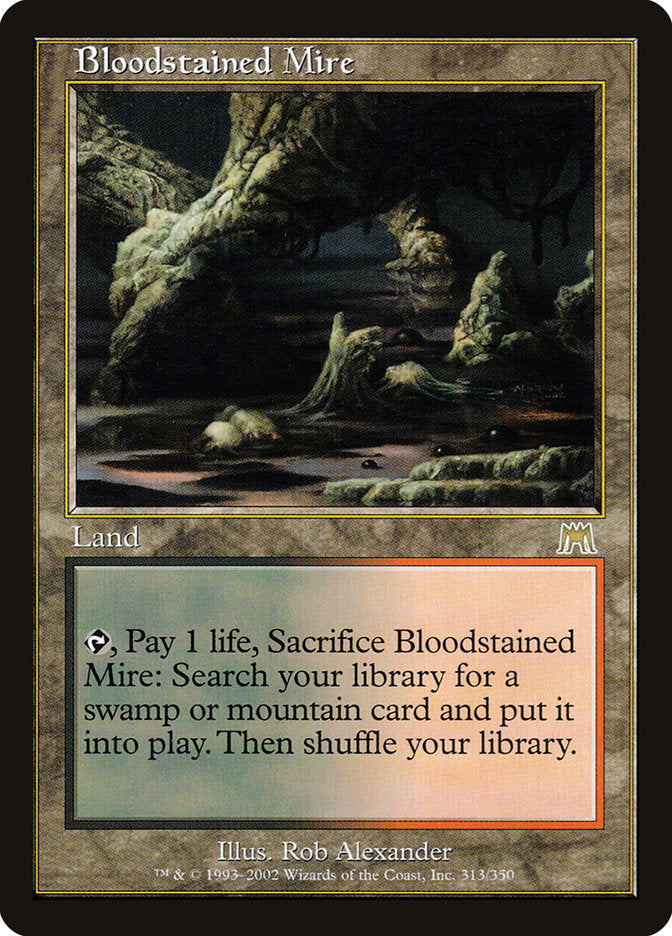 Lamaçal Ensanguentado / Bloodstained Mire - Magic: The Gathering - MoxLand