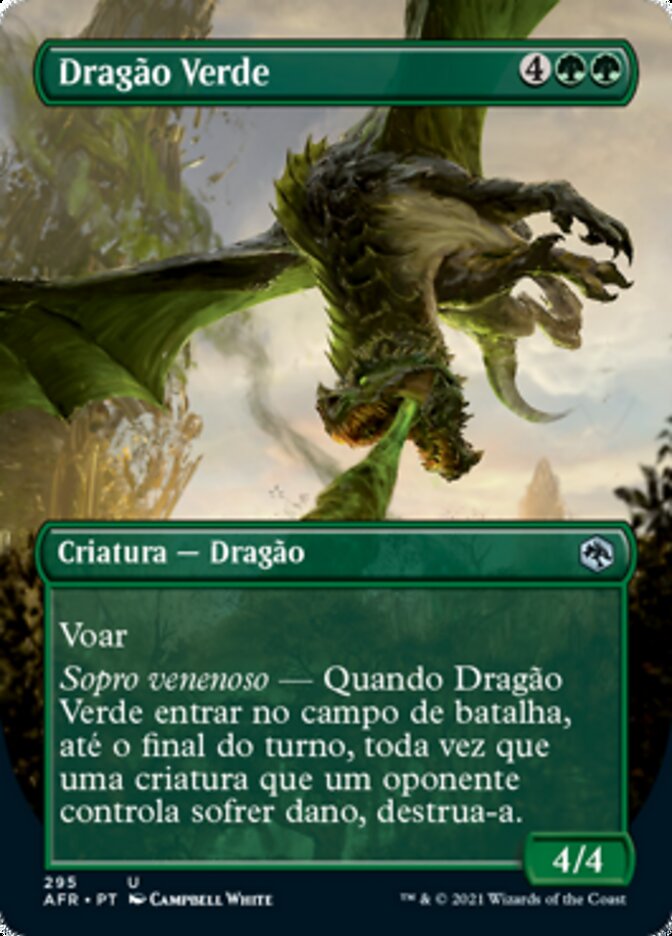 Dragão Verde / Green Dragon - Magic: The Gathering - MoxLand