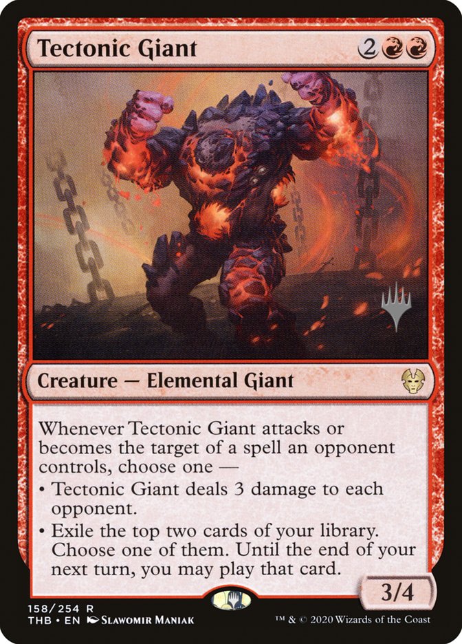 Gigante Tectônico / Tectonic Giant - Magic: The Gathering - MoxLand